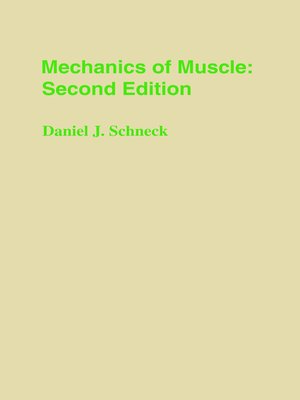 cover image of Mechanics of Muscle